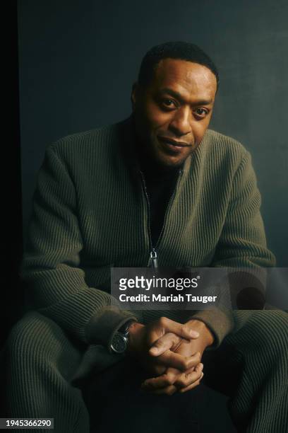 Chiwetel Ejiofor of 'Rob Peace' is photographed for Los Angeles Times on January 21, 2024 at the LA Times Studio at Sundance Film Festival presented...