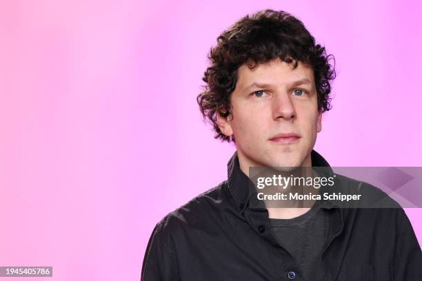 Jesse Eisenberg visits the IMDb Portrait Studio at Acura House of Energy on Location at Sundance 2024 on January 19, 2024 in Park City, Utah.