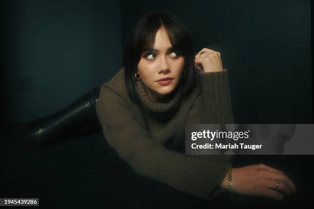 Emilia Jones of 'Winner' is photographed for Los Angeles Times on January 21, 2024 at the LA Times Studio at Sundance Film Festival presented by...