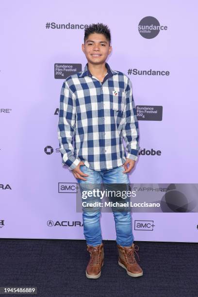 Juan Jesus Varela attends the "Sujo" Premiere during the 2024 Sundance Film Festival at The Ray Theatre on January 19, 2024 in Park City, Utah.