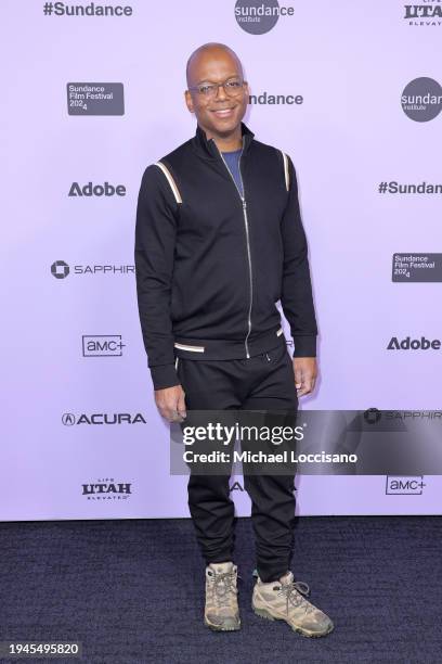 Jewerl Ross attends the "Sujo" Premiere during the 2024 Sundance Film Festival at The Ray Theatre on January 19, 2024 in Park City, Utah.