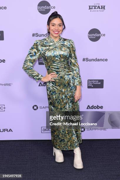 Karla Garrido attends the "Sujo" Premiere during the 2024 Sundance Film Festival at The Ray Theatre on January 19, 2024 in Park City, Utah.