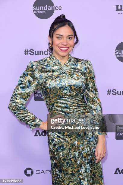 Karla Garrido attends the "Sujo" Premiere during the 2024 Sundance Film Festival at The Ray Theatre on January 19, 2024 in Park City, Utah.