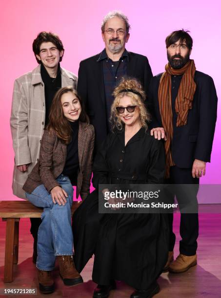 Jacob Morrell, Madeline Weinstein, Robert Smigel, Carol Kane and Jason Schwartzman visit the IMDb Portrait Studio at Acura House of Energy on...