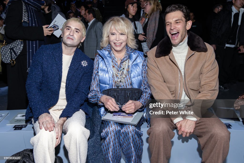 Dior Homme : Front Row - Paris Fashion Week - Menswear Fall/Winter 2024-2025
