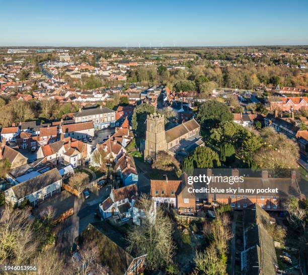 the town of halesworth, suffolk, uk - halesworth stock-fotos und bilder