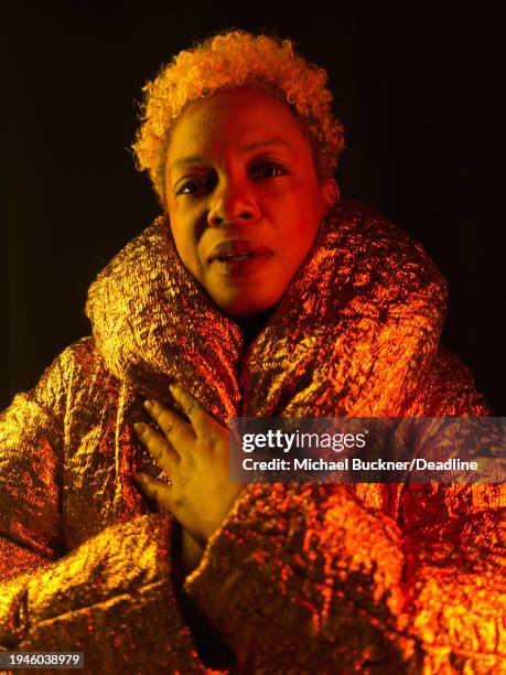 Aunjanue Ellis-Taylor is photographed for Deadline at the Deadline Studio during the 2024 Sundance Film Festival on January 21, 2024 in Park City,...