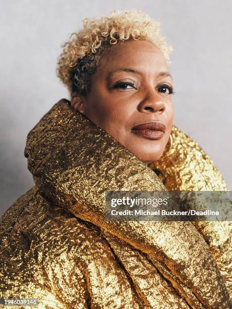 Aunjanue Ellis-Taylor is photographed for Deadline at the Deadline Studio during the 2024 Sundance Film Festival on January 21, 2024 in Park City,...