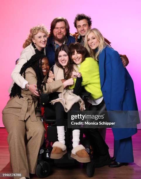 Amber Sealey, Courtney Taylor, Michael Chernus, Phoebe-Rae Taylor, Rosemarie DeWitt, Luke Kirby and Judith Light visit the IMDb Portrait Studio at...