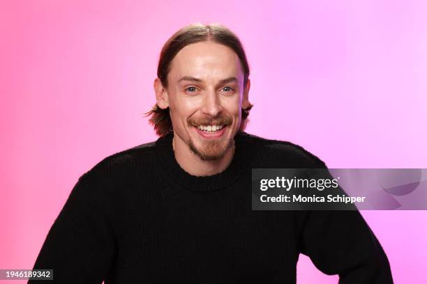 Edmund Donovan visits the IMDb Portrait Studio at Acura House of Energy on Location at Sundance 2024 on January 19, 2024 in Park City, Utah.