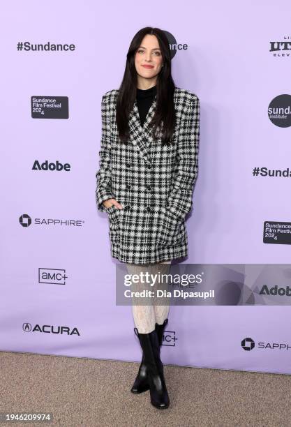 Riley Keough attends the "Sasquatch Sunset" Premiere during the 2024 Sundance Film Festival at Eccles Center Theatre on January 19, 2024 in Park...