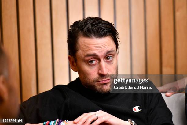 Kieran Culkin attends The Vulture Spot at Sundance Film Festival - Day 1 at The Vulture Spot on January 19, 2024 in Park City, Utah.