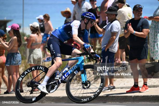 Stephen Williams of United Kingdom and Team Israel - Premier Tech competes during the 24th Santos Tour Down Under 2024, Stage 5 a 129.3km stage from...