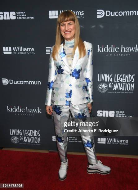 Catherine Hardwicke attends the 21st Annual Living Legends Of Aviation Awards at The Beverly Hilton on January 19, 2024 in Beverly Hills, California.
