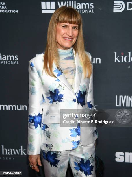 Catherine Hardwicke attends the 21st Annual Living Legends Of Aviation Awards at The Beverly Hilton on January 19, 2024 in Beverly Hills, California.