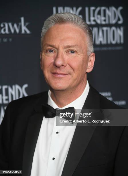 Tom Costello attends the 21st Annual Living Legends Of Aviation Awards at The Beverly Hilton on January 19, 2024 in Beverly Hills, California.