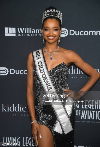 Tianna Clark attends the 21st Annual Living Legends Of Aviation Awards at The Beverly Hilton on January 19, 2024 in Beverly Hills, California.