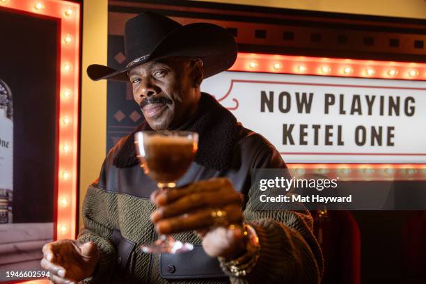 Colman Domingo toasts with Ketel One Vodka at MIDNIGHT MACRO during the Sundance Film Festival on January 19, 2024 in Park City, Utah.