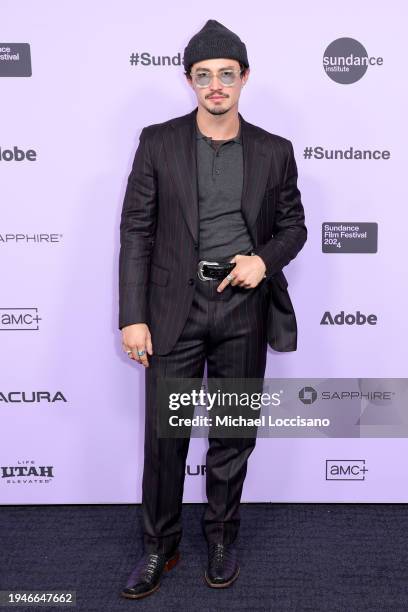 Gavin Leatherwood attends the "It's What's Inside" Premiere during the 2024 Sundance Film Festival at The Ray Theatre on January 19, 2024 in Park...