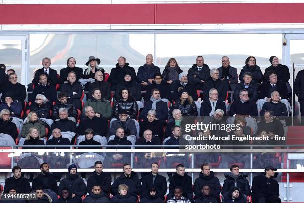 Paul Breitner, Günter Netzer and his wife Elvira, Berti Vogts, Rainer Bonhof, Lothar Matthäus, Aleksander Ceferin, Hans-Joachim Watzke, Bernd...