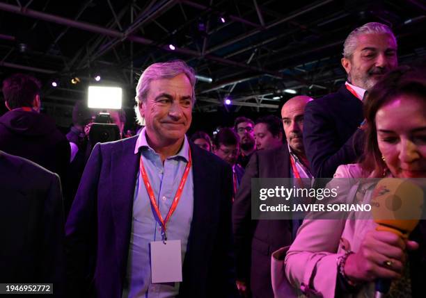 Spanish driver winner of the 2024 Dakar Rally Carlos Sainz attends an event upon the announcement of F1 group that Madrid will stage a new Spanish...