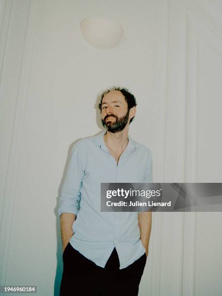 General Director of the Director's Fortnight Julien Rejl poses for a portrait shoot on April 20, 2023 in Paris, France.