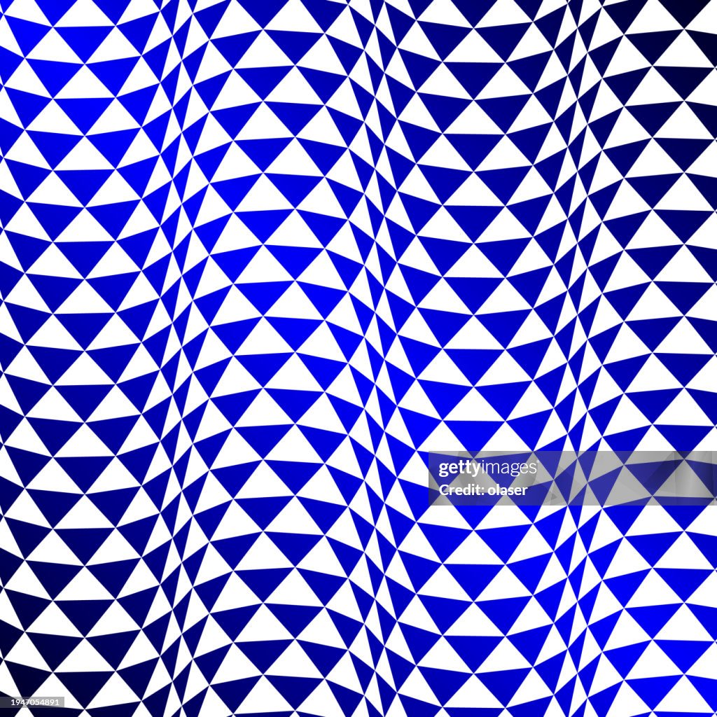Solid Pattern Siagram Solid Triangles In 3d Wave Pattern High-Res Vector Graphic - Getty Images