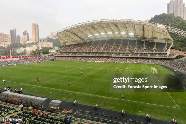 General view of the Hong Kong Stadium during the World Football Masters Cup at Hong Kong Stadium on January 20, 2024 in Hong Kong, China.