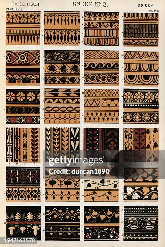 Greco Roman Patterns Ancient Greek Floral And Seamless Patterns History Of Decoration Design ...