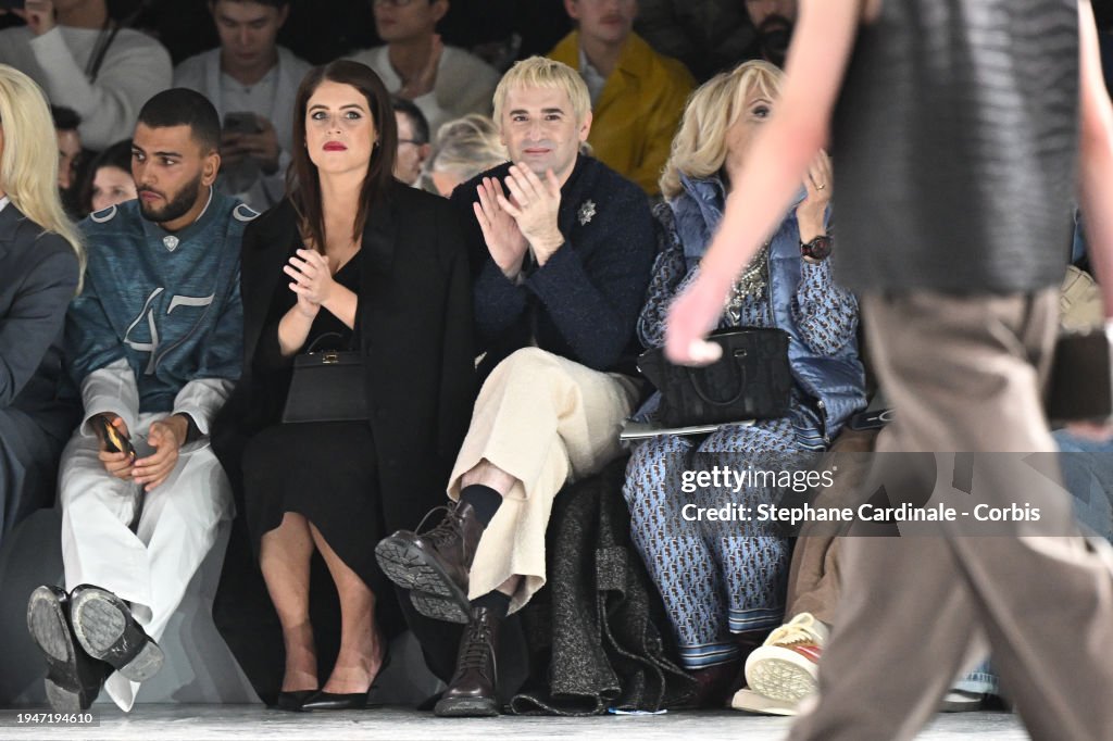Dior Homme : Front Row - Paris Fashion Week - Menswear Fall/Winter 2024-2025