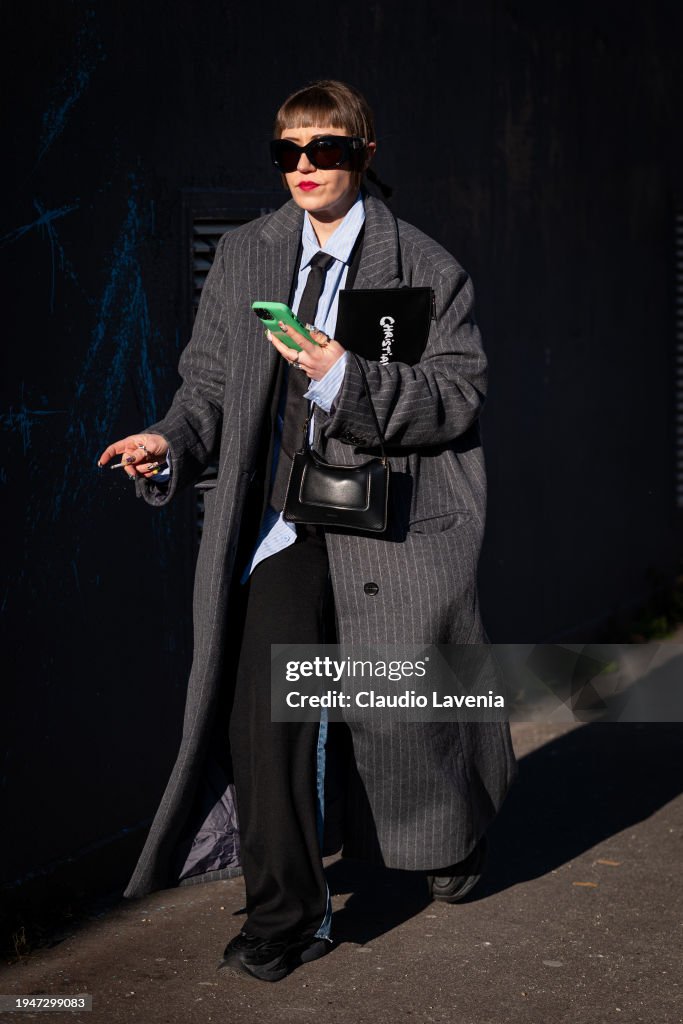 Street Style - Paris Fashion Week - Menswear Fall/Winter 2024/2025 - Day Four