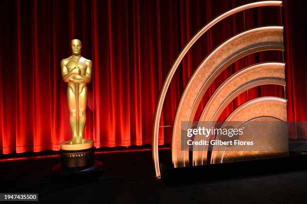 Atmosphere at the 96th Oscars nominations in all 23 Academy Award categories in a live presentation from the Academy's Samuel Goldwyn Theater on...