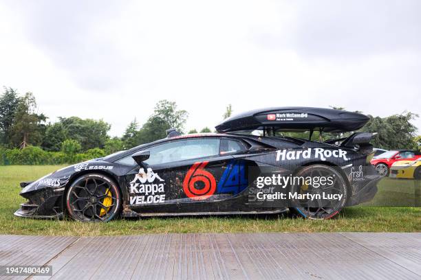 The Lamborghini Aventador SVJ at Goodwood Festival of Speed 2023 on July 13th in Chichester, England. The annual automotive event is hosted by Lord...