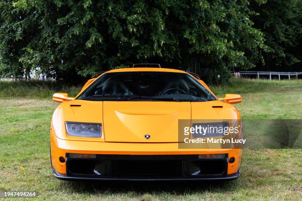 The Lamborghini Diablo GT at Goodwood Festival of Speed 2023 on July 13th in Chichester, England. The annual automotive event is hosted by Lord March...