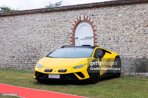 The Lamborghini Huracan Sterrato at Goodwood Festival of Speed 2023 on July 13th in Chichester, England. The annual automotive event is hosted by...
