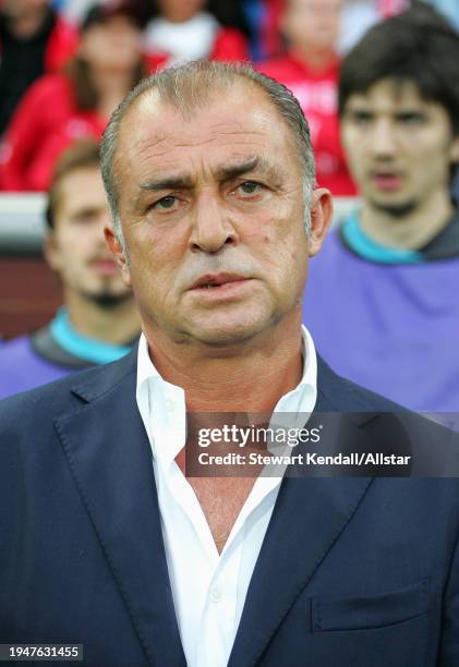 June 11: Fatih Terim, Turkey Coach portrait before the UEFA Euro 2008 Group A match between Switzerland and Turkey at St Jakob-park on June 11, 2008...