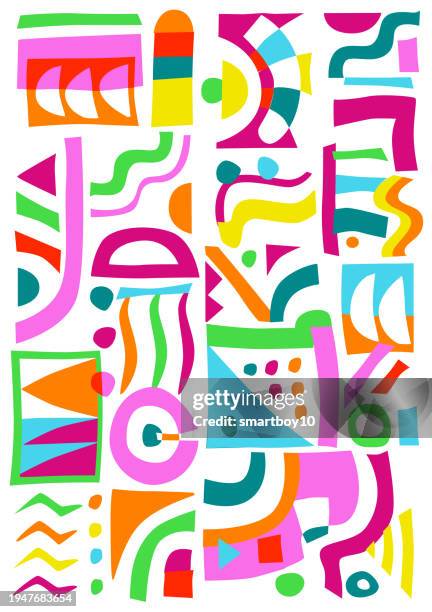 abstract pattern - meditation room stock illustrations