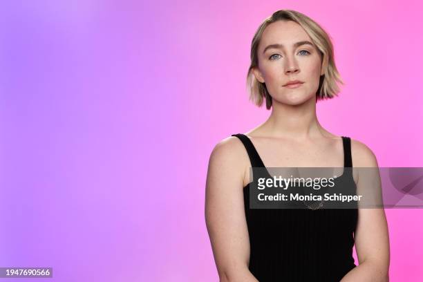 Saoirse Ronan visits the IMDb Portrait Studio at Acura House of Energy on Location at Sundance 2024 on January 20, 2024 in Park City, Utah.