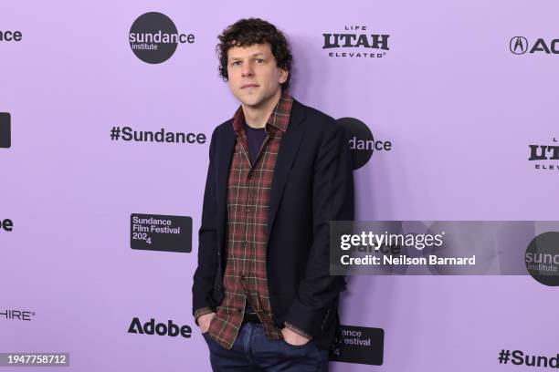 Jesse Eisenberg attends "A Real Pain" Premiere during the 2024 Sundance Film Festival at Eccles Center Theatre on January 20, 2024 in Park City, Utah.