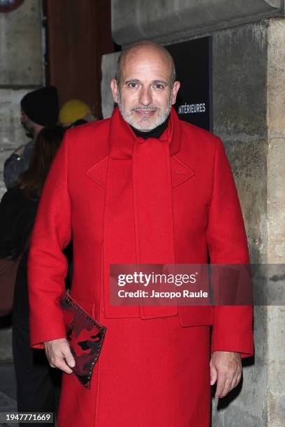 Alessandro Maria Ferreri attends the Valentino Menswear Fall/Winter 2024-2025 show as part of Paris Fashion Week on January 20, 2024 in Paris, France.