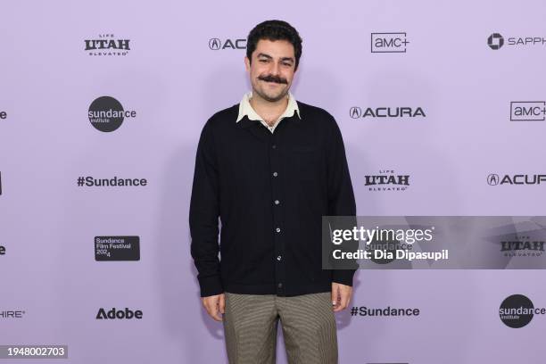 Gerardo Coello Escalante attends the "Viaje de Negocios" Premiere at the Short Film Program 3 Premiere during the 2024 Sundance Film Festival at...