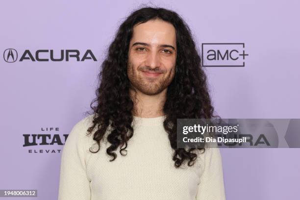 Cody Powers attends the "Viaje de Negocios" Premiere at the Short Film Program 3 Premiere during the 2024 Sundance Film Festival at Egyptian Theatre...