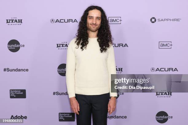 Cody Powers attends the "Viaje de Negocios" Premiere at the Short Film Program 3 Premiere during the 2024 Sundance Film Festival at Egyptian Theatre...