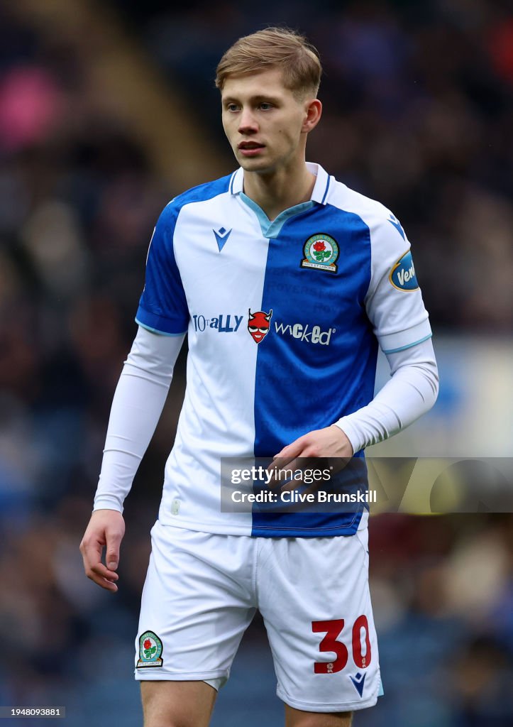 Jake Garrett Of Blackburn Rovers During The Sky Bet Championship jake-garrett-of-blackburn-rovers-during-the-sky-bet-championship