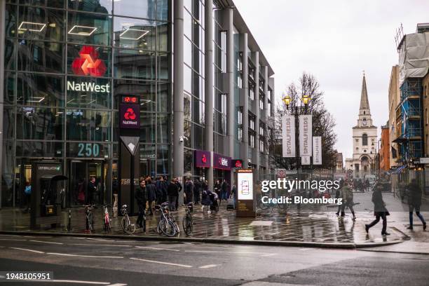 The headquarters of NatWest Group Plc bank in London, UK, on Tuesday, Jan. 23, 2024. A quiet revolution in the financial district will rip out...