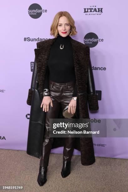 Jamie Ray Newman attends the "Exhibiting Forgiveness" Premiere during the 2024 Sundance Film Festival at Eccles Center Theatre on January 20, 2024 in...