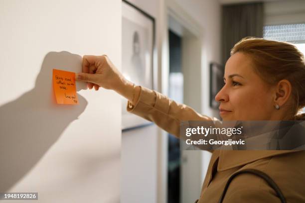 caring message on the wall - kindness stock pictures, royalty-free photos & images