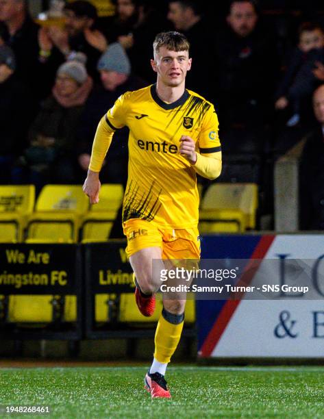 Livingston's James Penrice during a Scottish Gas Scottish Cup fourth round match between Livingston and Raith Rovers at the Tony Macaroni Arena , on...