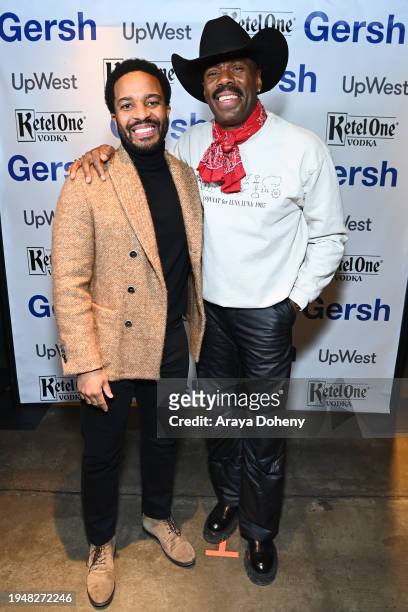 André Holland and Colman Domingo attend the Ketel One Family Made Vodka Celebrates Filmmakers at the Official Gersh Agency Party at the Sundance Film...