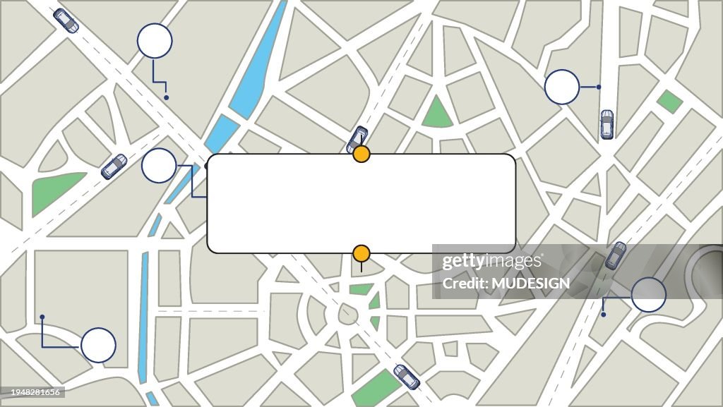 City Map With Text Template High-Res Vector Graphic - Getty Images